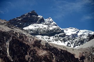 13 Cerro Pyramidal, Aconcagua South Summit And Ridge Near Aconcagua Summit From Descent Between Plaza de Mulas And Confluencia.jpg